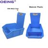 4Pcs Dental Turnover Storage Box Colourful Lab Work Tray Divided Teeth Model Tray With Metal Clip Dentistry Tools