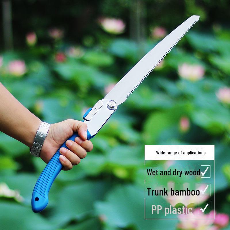 Portable Folding Hand Saw for Pruning, Woodworking, and Outdoor Use
