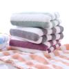 Thick Towel Absorbent Facial Towel Striped Coral Velvet Bath Towel Quick Drying Beach Towel Household Motion Bath Bath Towel