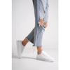 Zapatilla de mujer blanca-blanca Bg1147-101-0004
