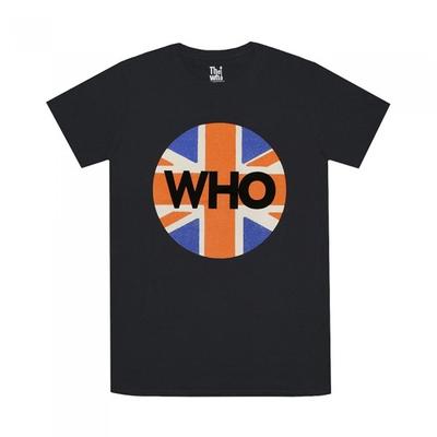 The Who Unisex Adult Union Jack Cotton T-Shirt
