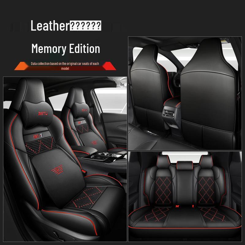 Changan UNI-T Sports Leather Car Seat Cushion Cover - All-Season Full Set