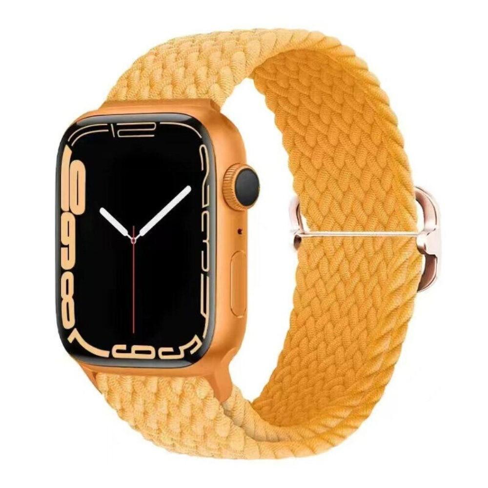 Braided Bracelet for Apple Watch Ultra 3 2 49mm 11 10 42/46mm Nylon Elastic Belt Bracelet for 9 8 7 41mm/45mm 6 5 4 SE3 40/44mm
