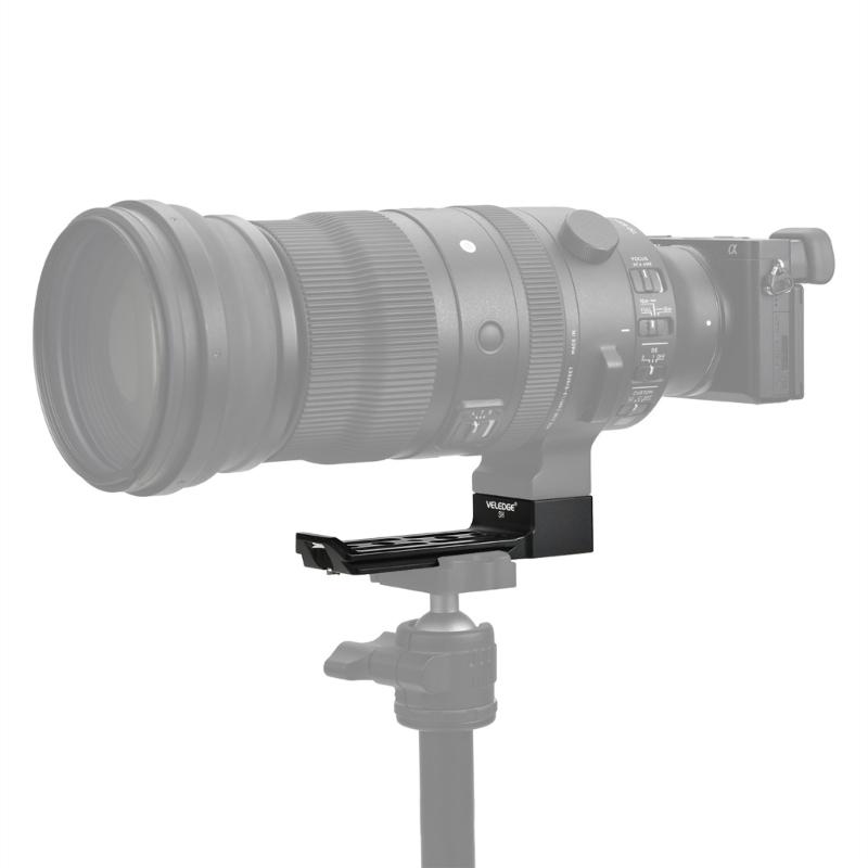 Aluminum Lens Base Plate Compatible Arca 38mm Interface Extended 12CM Platform For 150-600mm