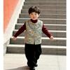 Boys' New Chinese Style Warm Winter Tang Suit Vest