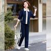 Bao Lianduo Women's Spring/Autumn Long Sleeve Top & Pants Set