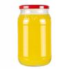 48x Jar 900 Ml BEE HONEYCOMB with Screw Cap Fi82 for HONEY Jars 0.9L