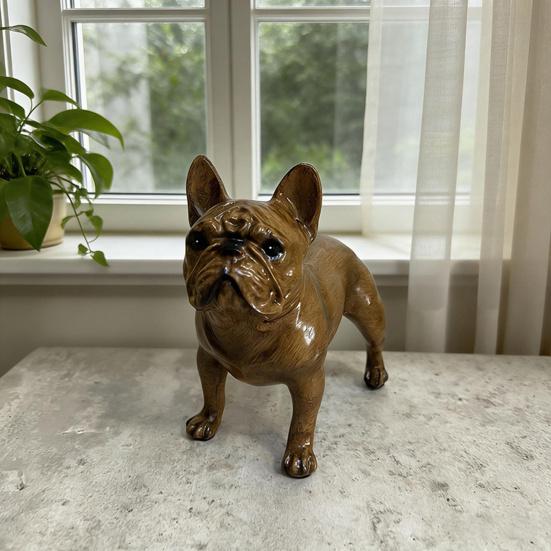 Graffiti French Bulldog Figurine Hand-Painted Artistic Dog Statue Resin Sculpture Living Room Office Home Desk Decoration Ornament