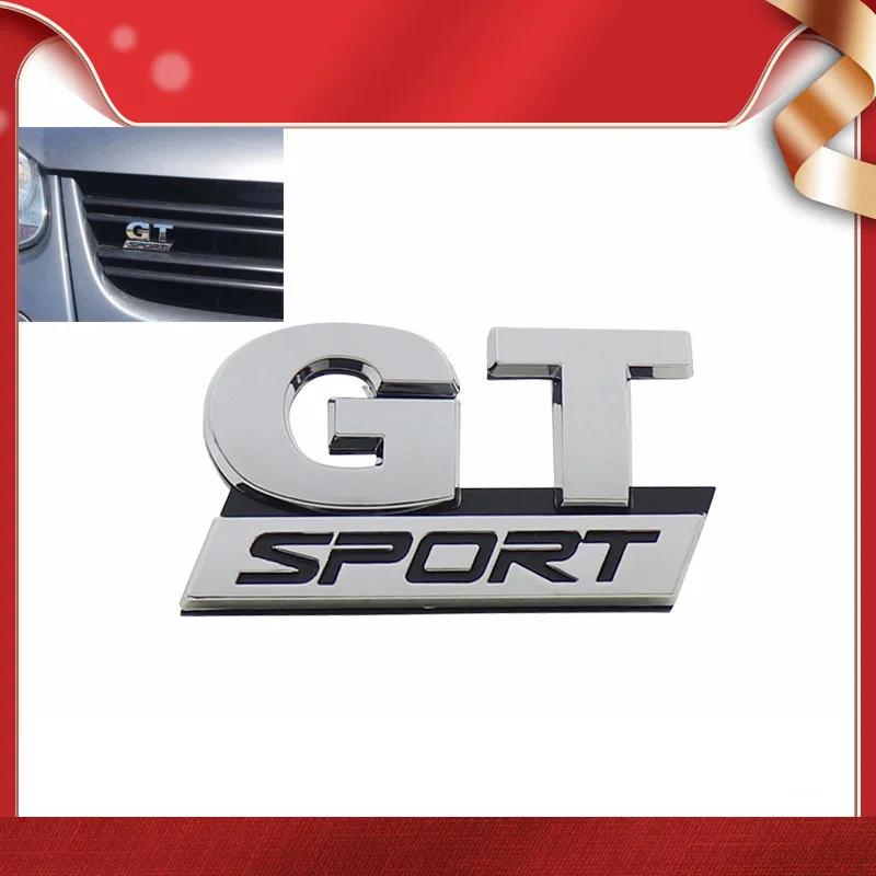 

2026 Hot For VOLKSWAGEN VW 3D Chrome GT SPORT for MK5 GT 06-09 car Nameplate Front Grill Grille Badge Emblem