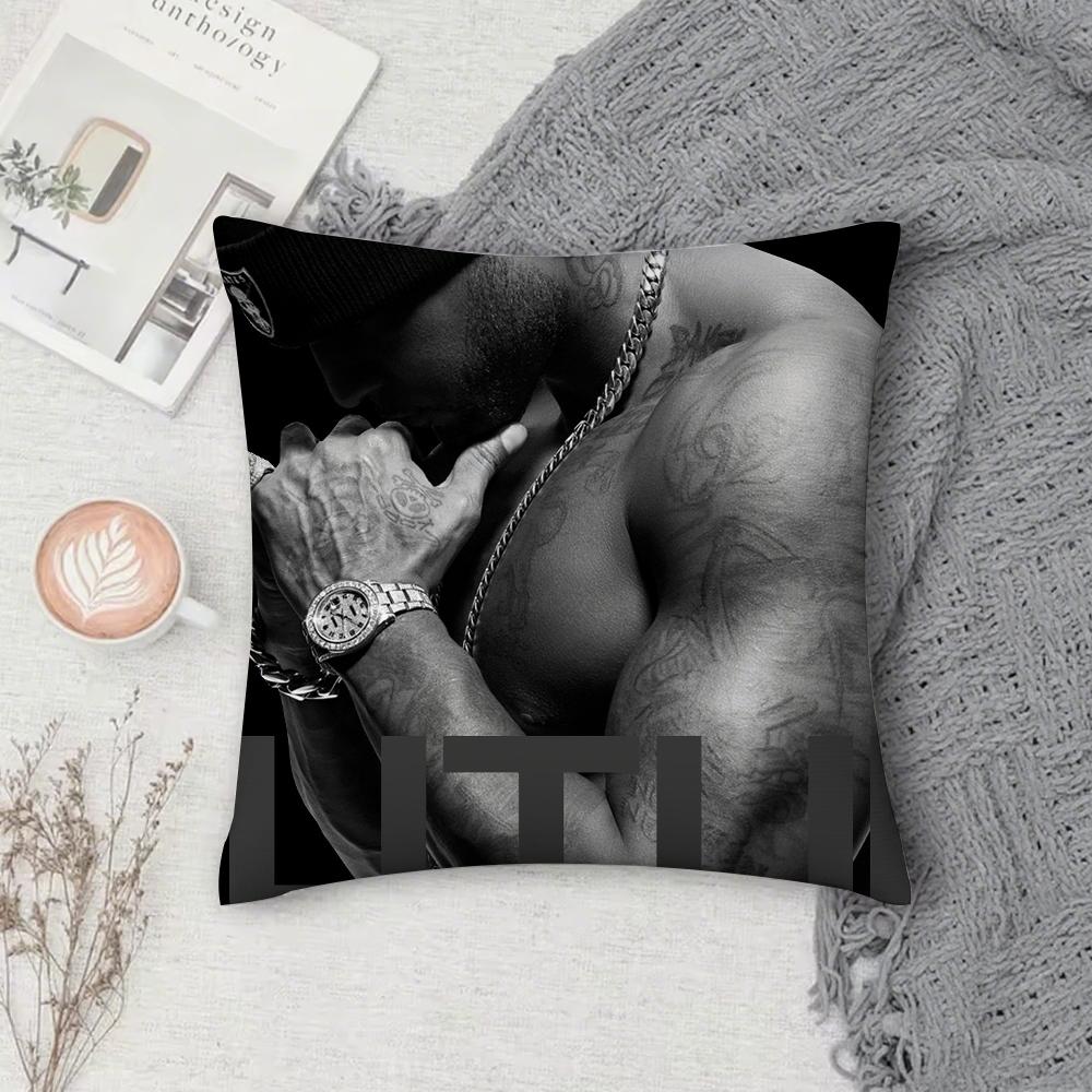 Singer B-Booba Futur Pillow Case Square Double-Sided Printing Short Plush Sofa Cushion Cover Bedroom
