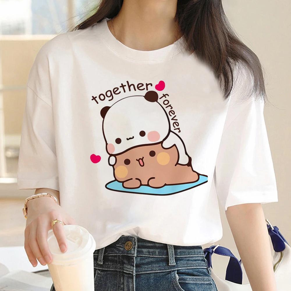 New Cute Bubu Dudu T Shirt Female Trendy Vintage White T Shirt Unisex Korean Clothes Hip Hop Streetwear Women 2000s Punk Tops