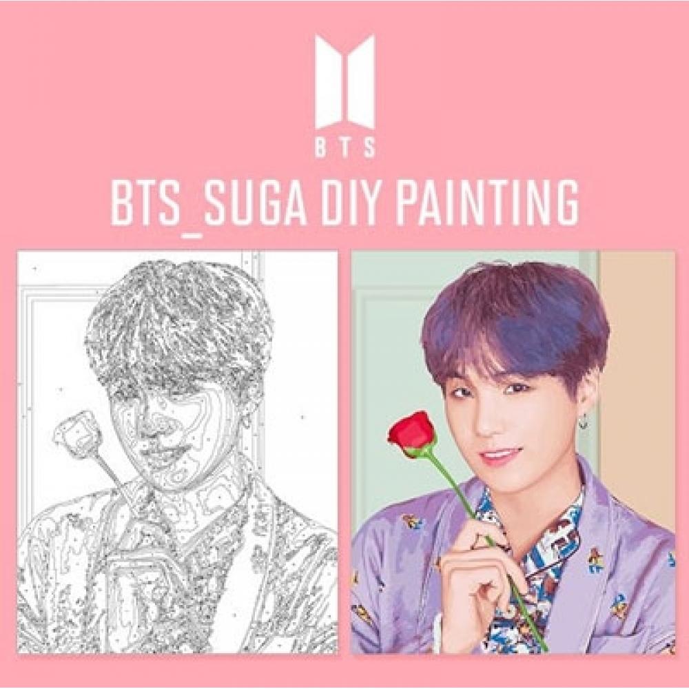 Bts Diy Painting 40 50cm  Suga