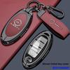 Jgtuh1 Zinklegierung Leder Auto Schlüsselabdeckung Hülle Nissan Qashqai Juke X-Trail Patrol Note Leaf Altima Maxima Murano Tiida Teana Rogue Sentra