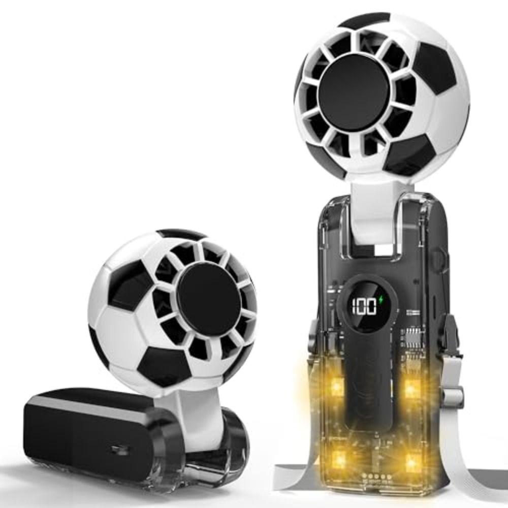 100 Stufen Geschwindigkeits-Handventilator LED-Display Smart Fan Turbo-Ventilator Tragbarer Turbo-Ventilator Reisegebrauch