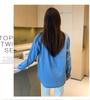 Retro Denim Shirt - Women's Spring 2024 Casual Turn-Down Collar Top