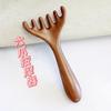 Sandalwood Dragon Phoenix Deer Antler Meridian Massage Comb
