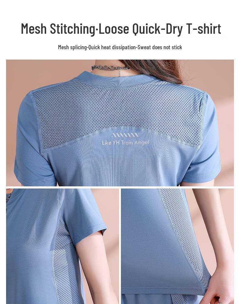 Women's Summer 2025 Quick-Dry Badminton & Running Set: Gym Yoga Morning Suit