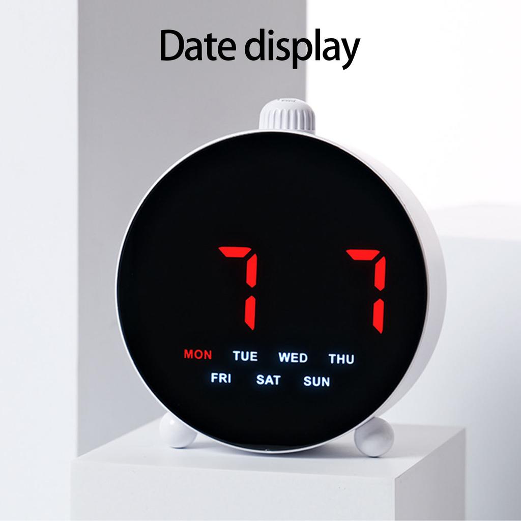 Multifunctional LED Alarm Clock With Countdown Timer Silent Operation For Bedside Desk Home Office Use