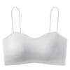 Hot Sale Women's Seamless Wire-Free Push-Up Bandeau Bra with Thin Straps & Beautiful Back Design