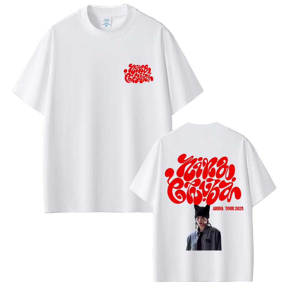Rapperin Nina Chuba Arena Tour 2025 T-Shirt Herren Damen Hip Hop Mode Popmusik T-Shirts Herren Freizeit Baumwolle Übergroße T-Shirts