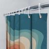 Boho Shower Curtain Set Nature Landscape Forest Trees Scenic Bathroom Decor Vintage Farmhouse Coastal Home Decor