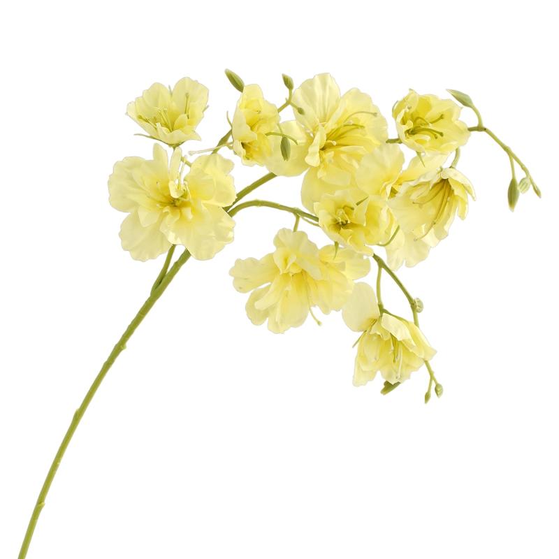 

Artificial Flowers Crabapple Home Room Dining Table Floral Decor DIY Gift Wreath Vase Wedding Brial Bouquet Outdoor Yard Supplie 1pc жёлтый