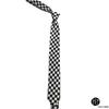Plaid Korean version neck tie casual narrow version 5cm college style creative tie men's leopard print casual funny neck ties