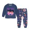Children's Fashion Suit Skirt Round Neck Long Sleeve Top Pants