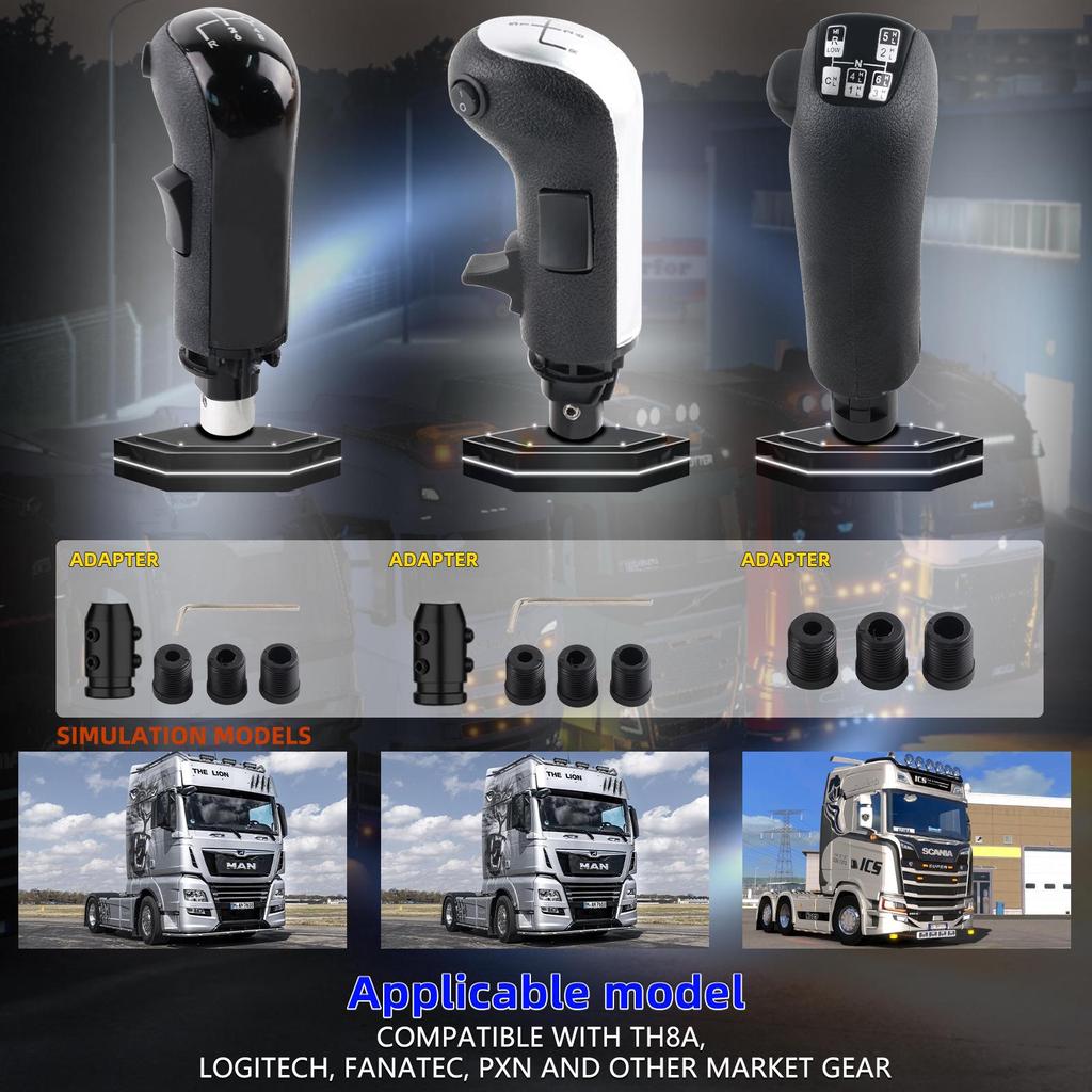 USB Racing Truck Shifter for Logitech G25/G27/G29 & Fanatec TH8A