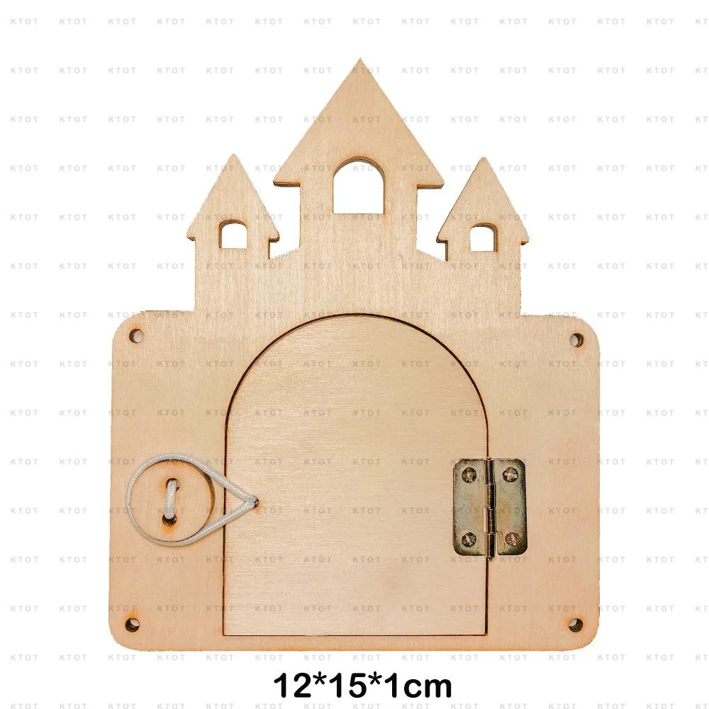 Montessori Spielzeug Beschäftigungsbrett DIY Zubehör Lernen Bildung Beschäftigungsbrett Spiele für Baby Aktivitätsbrett Komponenten Holzteile