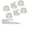 6Pcs Cable Organizers for Desk Invisible Cord Holder with Strong Suction Cup Automatic Locking & Release Cable Clip