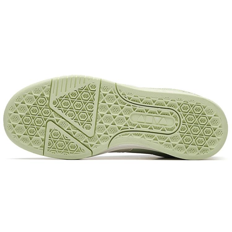 New Anta Jie Ao Abrasion Resistant Low Top Skateboard Shoes Women's White Green 122238077-5