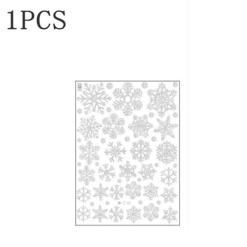 Festive Snowflake Wall Stickers Christmas Decoration for DIY Home Projects Ideal for Living Room Decor Holiday Enhancements