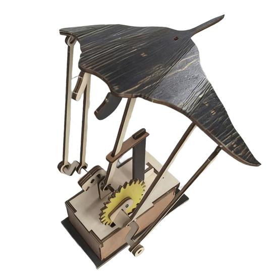 

Деревянное электрическое украшение «Манта», ручная работа, ремесленное, бионический автомат «Манта», реалистичное механическое океанское животное, украшение для дома, офиса, стола коричневый