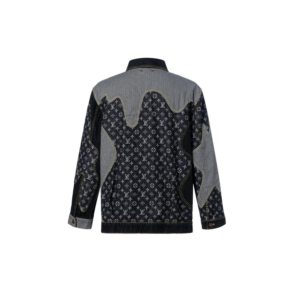 Louis Vuitton Denim Jacket Men's Black 1A9K64