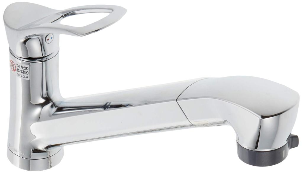 SANEI Designer Faucet Series Single Spray Mixer Faucet for Kitchen Use [COULE] One-Hole K87120JV-13