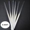 Saint Belisama 6 Professional Stainless Steel Mincing Skewers (Adana-Urfa-Antep Kebab Skewers)