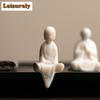 Zen Ungefesselt Buddha Charakter Tee Haustier Handgefertigt Kleiner Blumentopf Landschaftsgestaltung Tee Figur Spielzeug Mini Tee Statue Ornamente