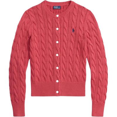 Polo Cable Knit Cotton Cardigan Women Tops 211971868-503