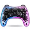 Controller for Switch with RGB Lights,Turbo,Wake-up Function,Supports Multi-Platform&App Control,Transparent GamePad