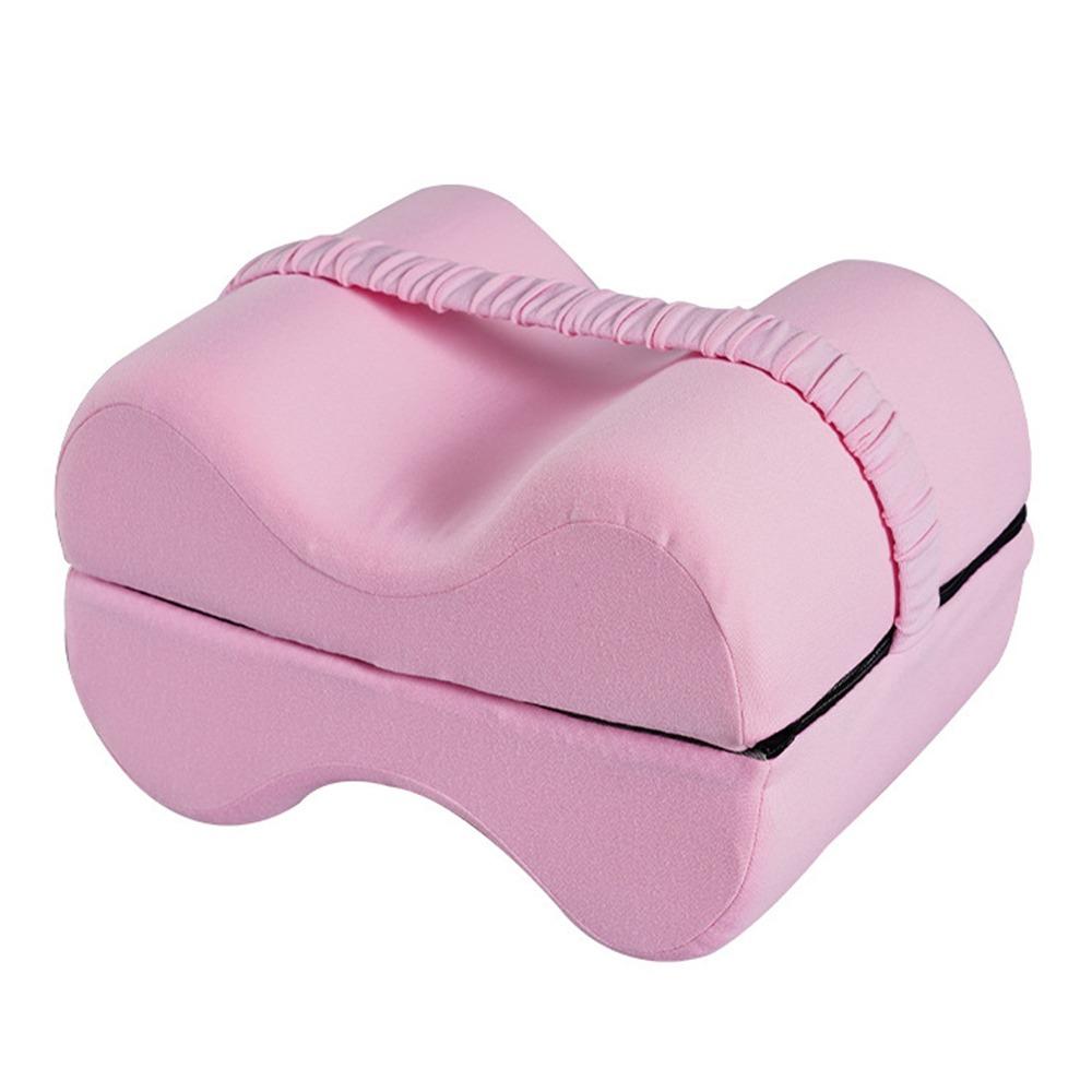 Verbessert Neu mit Beinkorrektur Memory-Schaum Kniekissen Einfarbig Faltbares Beinkissen Ausrichtungskissen Lindert Schmerzen im unteren Rücken