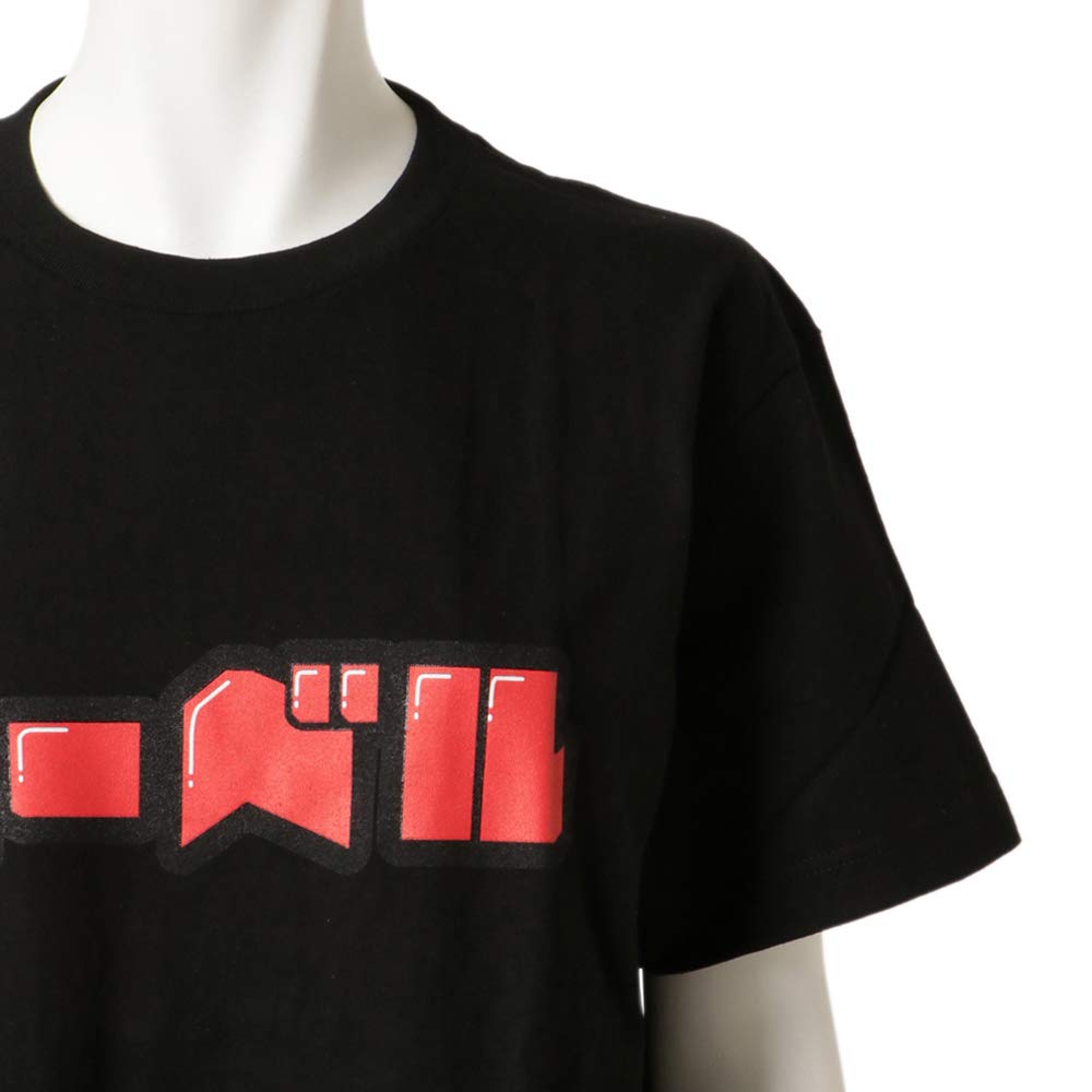 Marvel T-shirt, Black with Katakana Marvel Logo in Red, Size M, SPAP3103