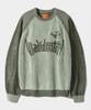 Dimiteulibeullaeg Vlad Type-A Two-Tone Knit Sweatshirt_Olive