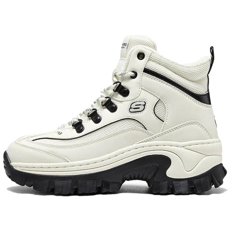 Skechers Street Comfortable Versatile High-Top Casual Shoes Women sneakers White 177236-WBK 37