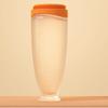 Squeezing Feeding Bottle Baby Spoon and Baby Bib a Set Baby Training Rice Cereal Food Spoon Supplement Feeder Safe Useful