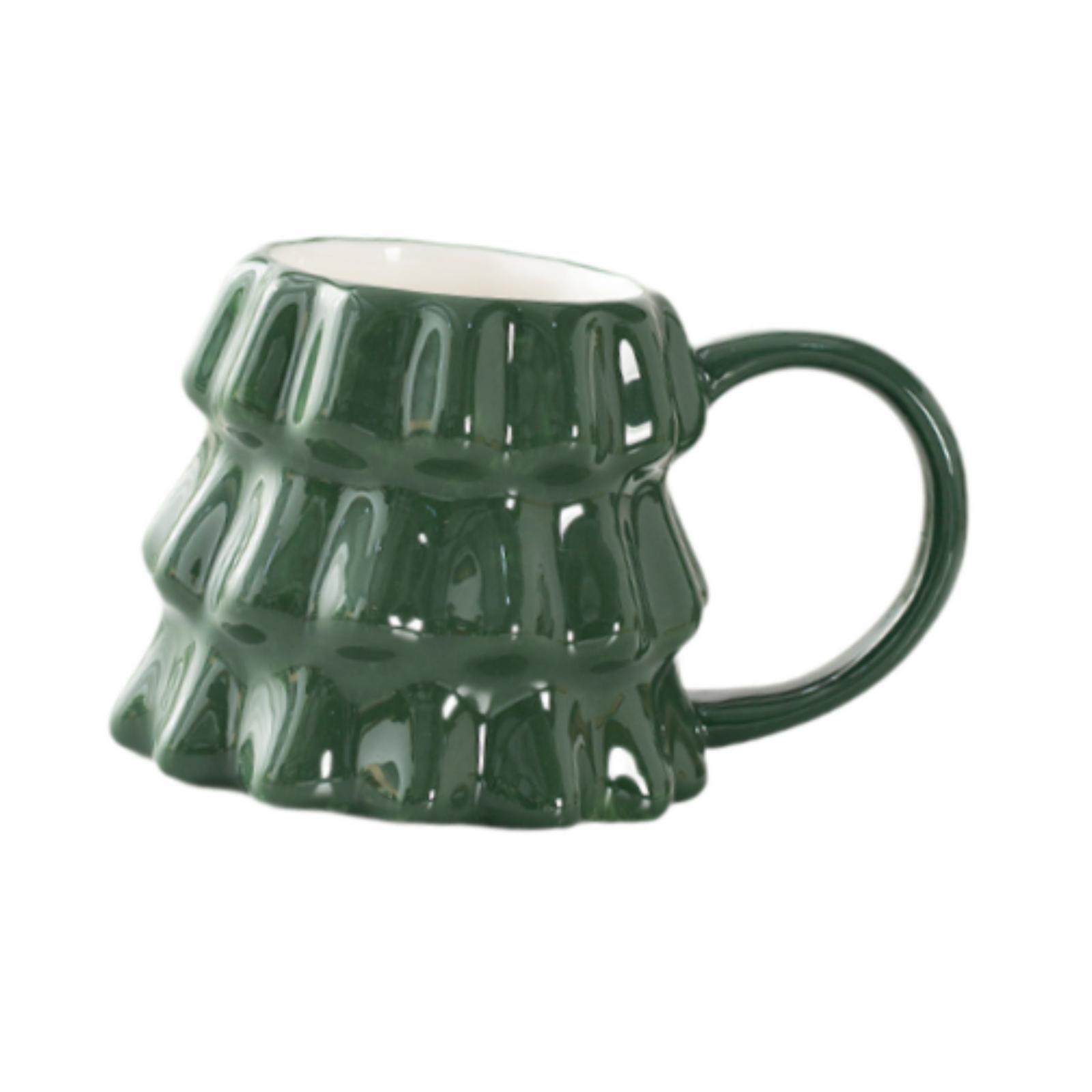 

Christmas Coffee Mug,Novelty,Creative,Cartoon,Coffee Tea Cup Milk Cup Drinking Mug for Birthday Gifts Home Office Xmas Present зелений