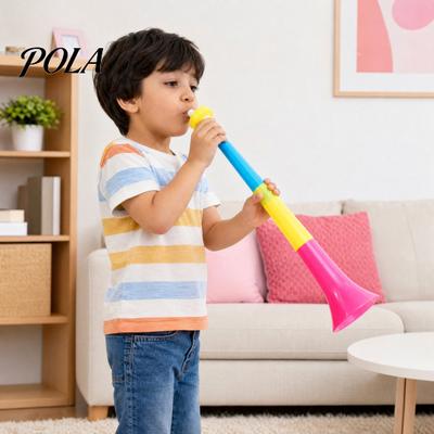 Telescopic Cheering Horn, 3 Section Extendable Party Blower, Portable Stadium Noise Maker for Sports Game, Kids Toy