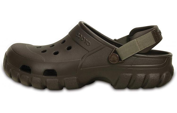 Crocs Minimalistic Wear Resistant Cozy Sports Unisex Brown Sandals 202651-23B 41-42