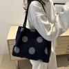 Retro Suede Tote Bags for Women Shoulder Bags Large Capacity Armpit Bag Shopping Bag Class Bags for Girl Designer Bag