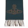 Vivienne Westwood Reversible Scarf with Carry Ribbon and 7 Colors (81030006) Bag, Wrapping, Case, (C409 Terracotta/Green) [Used]
